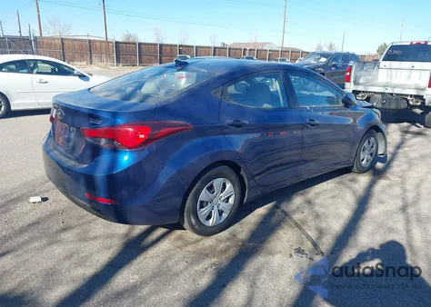 2016 Hyundai Elantra Se из США, поврежденный, VIN 5NPDH4AE6GH763617